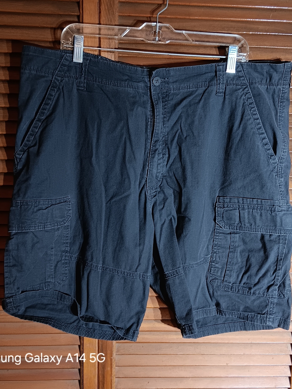 Wrangler Men's Cargo Shorts in Dark Blue